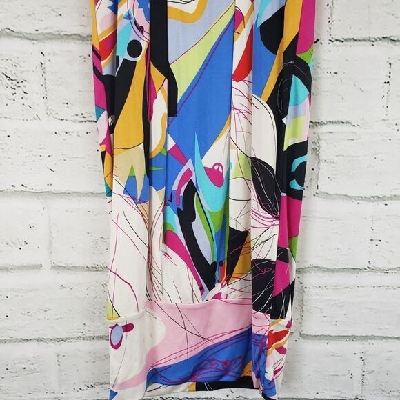 Diane von Furstenberg Vintage Silk print dress size 2 - Picture 3 of 8